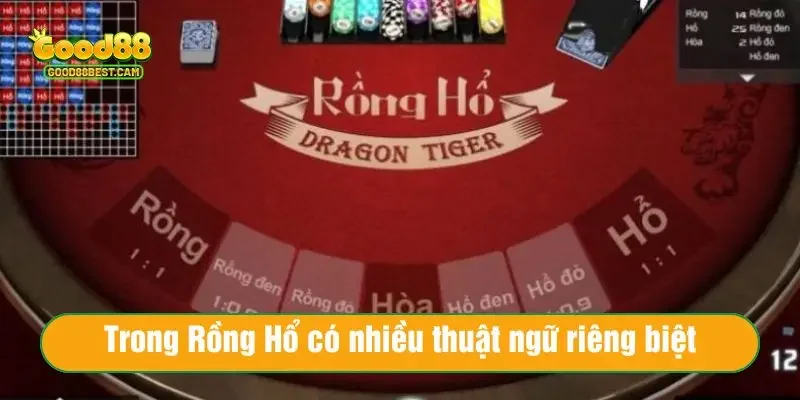 Trong Rồng Hổ có nhiều thuật ngữ riêng biệt